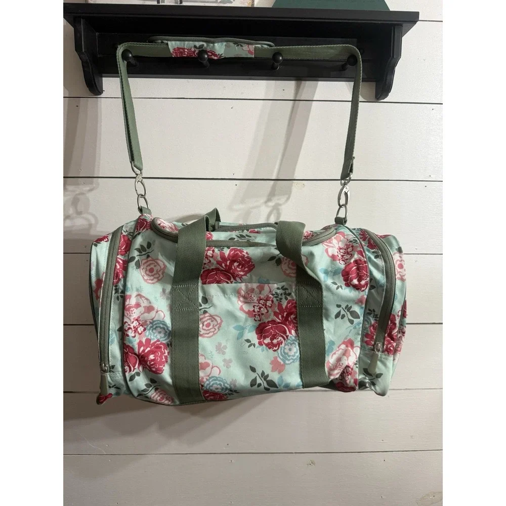 PB Pottery Barn Teen Duffle Gear Up Pool Garden Party Floral Travel‎ Weekender